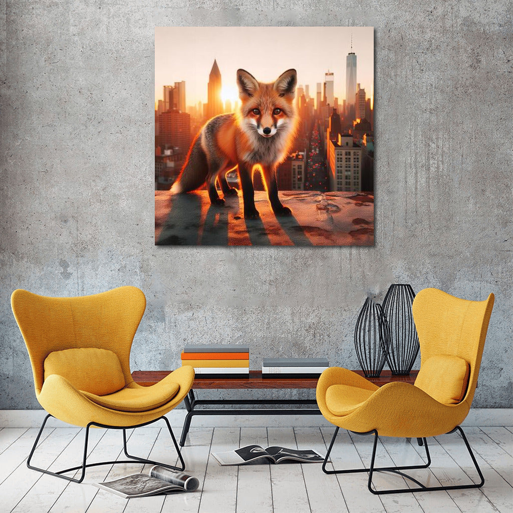 Urban Fox on Rooftops: Fox Urban Rooftop 3 for Modern Interior