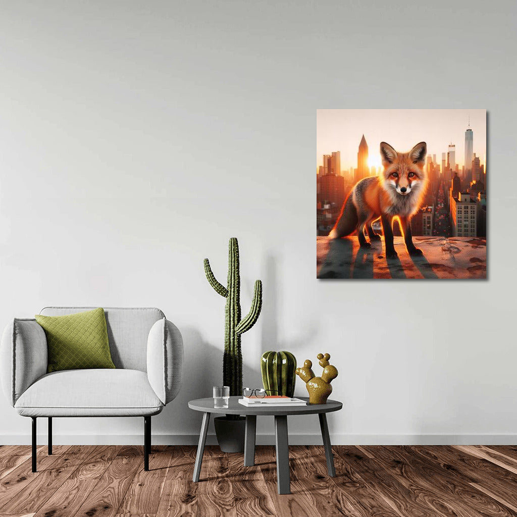 Urban Fox on Rooftops: Fox Urban Rooftop 3 for Modern Interior