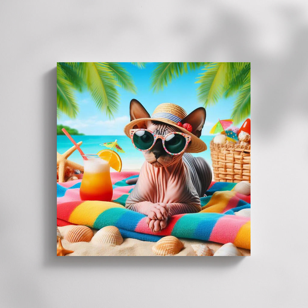 Sphinx on a Stylish Beach: Summer Look for Interiors