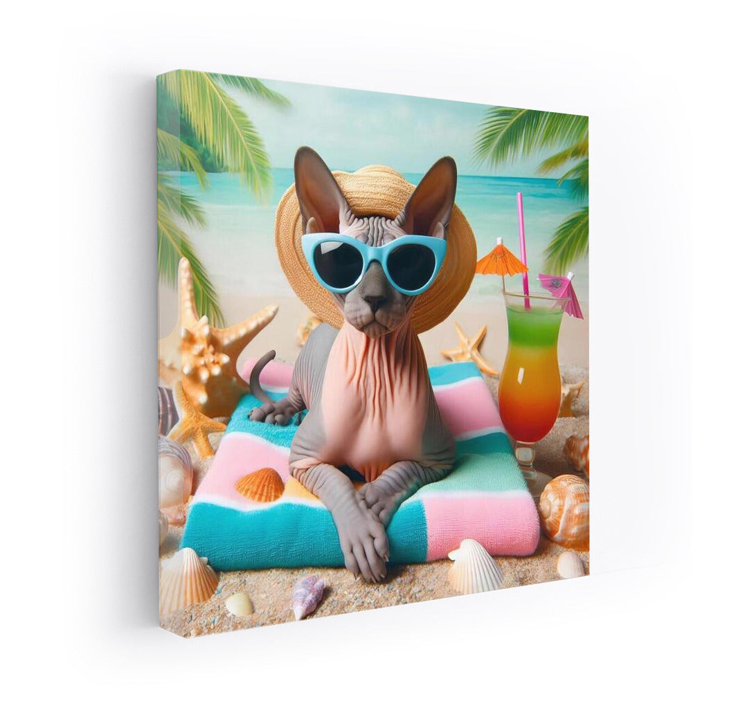 Sphinx on the Fashion Beach: Summer Chic for Your Interior