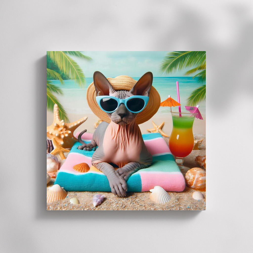Sphinx on the Fashion Beach: Summer Chic for Your Interior