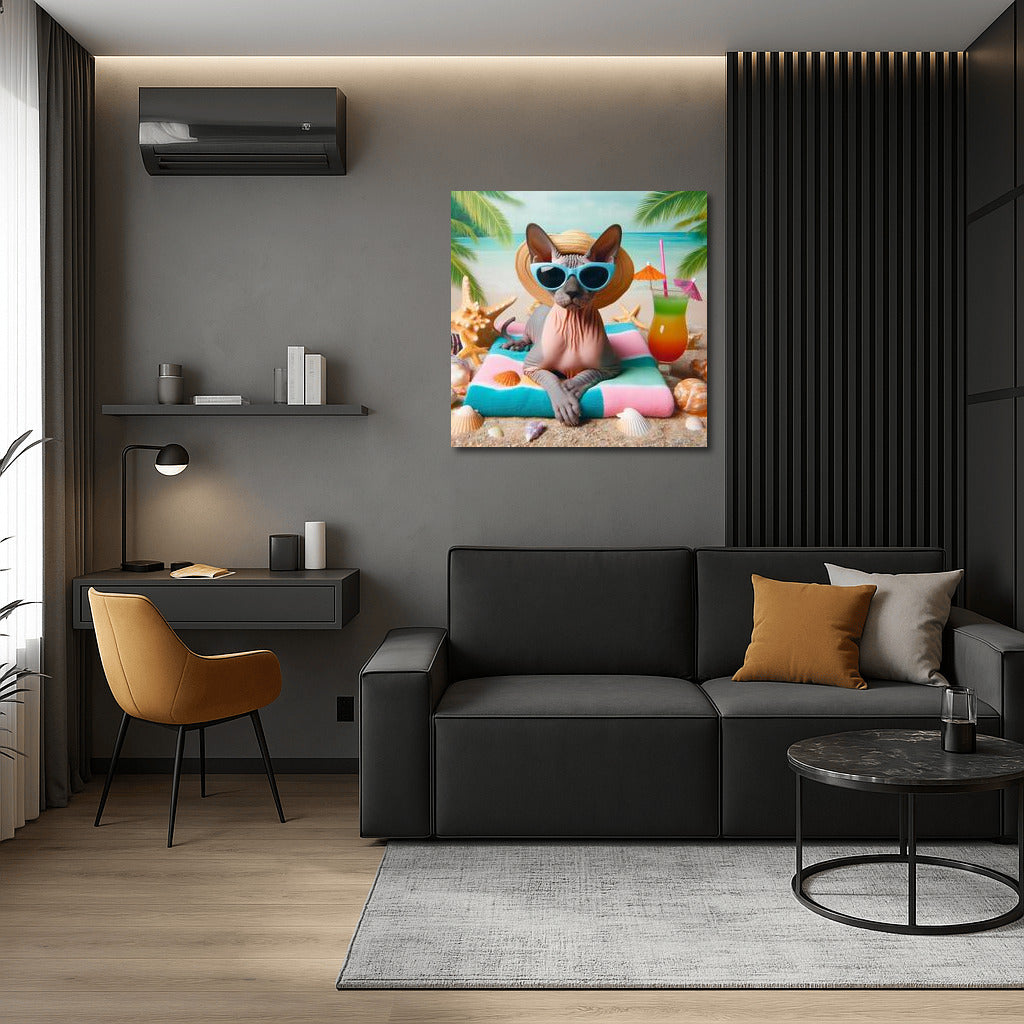 Sphinx on the Fashion Beach: Summer Chic for Your Interior