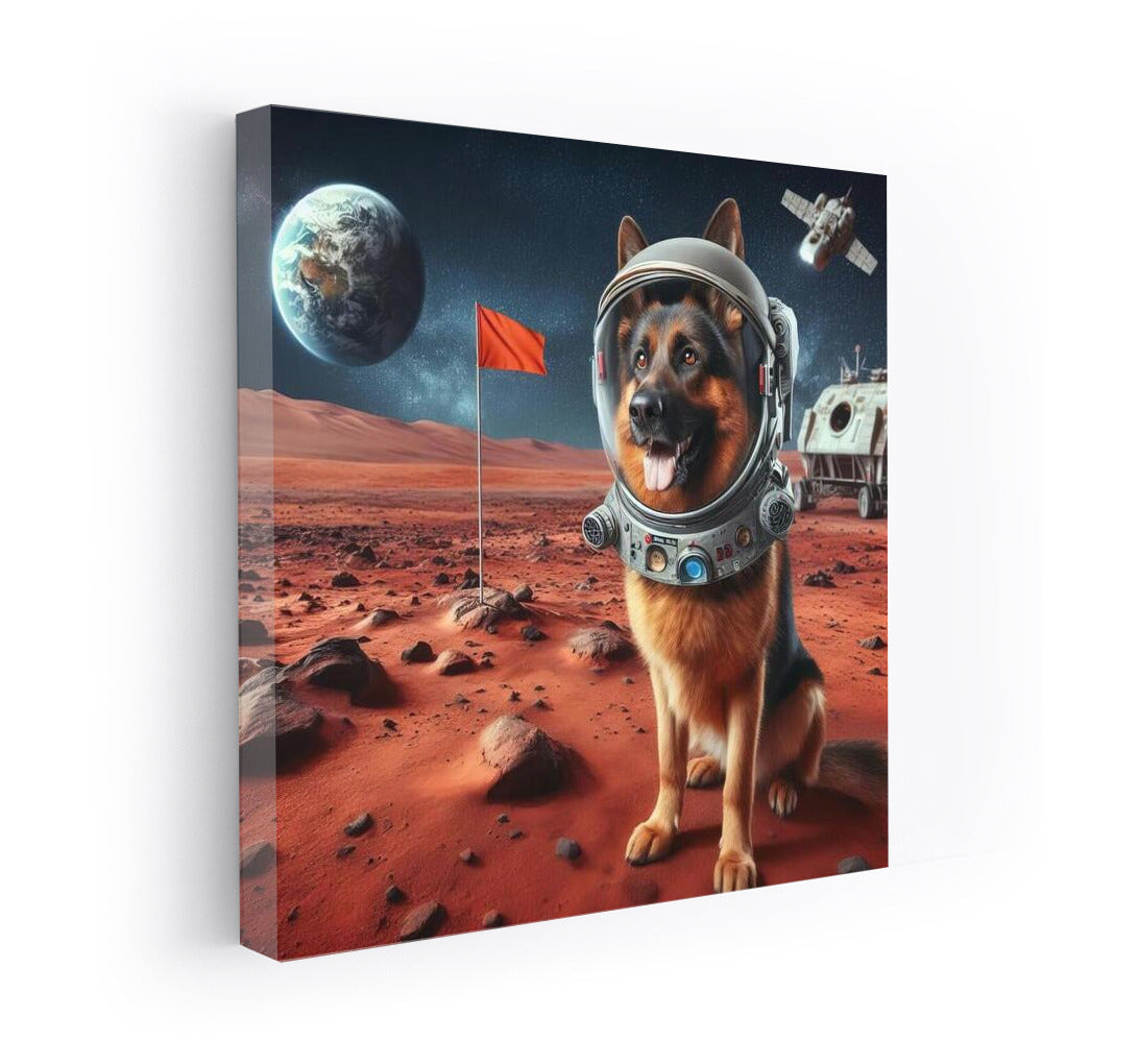 German Shepherd on Mars: A Space Adventure for Dreamers