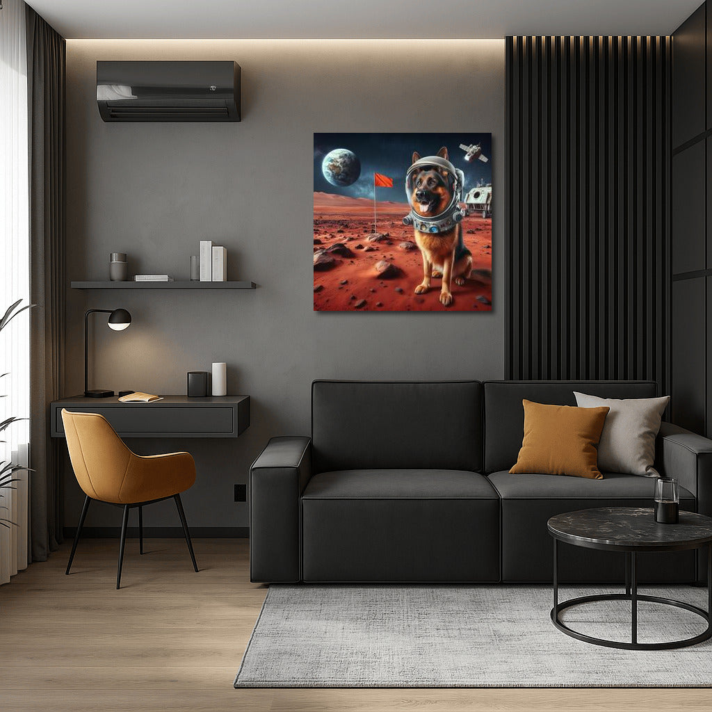 German Shepherd on Mars: A Space Adventure for Dreamers