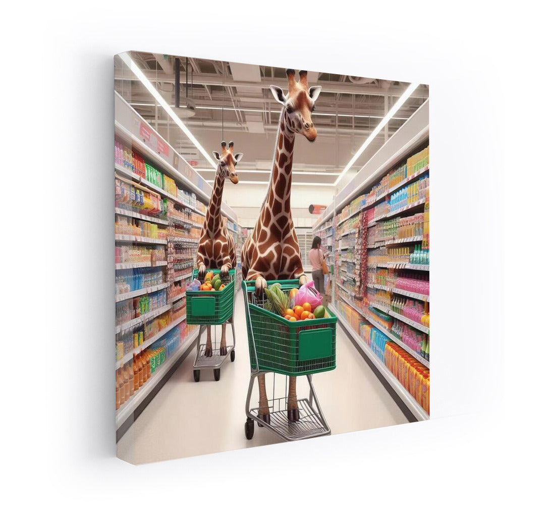 Giraffes in the Supermarket: Shopping from Above