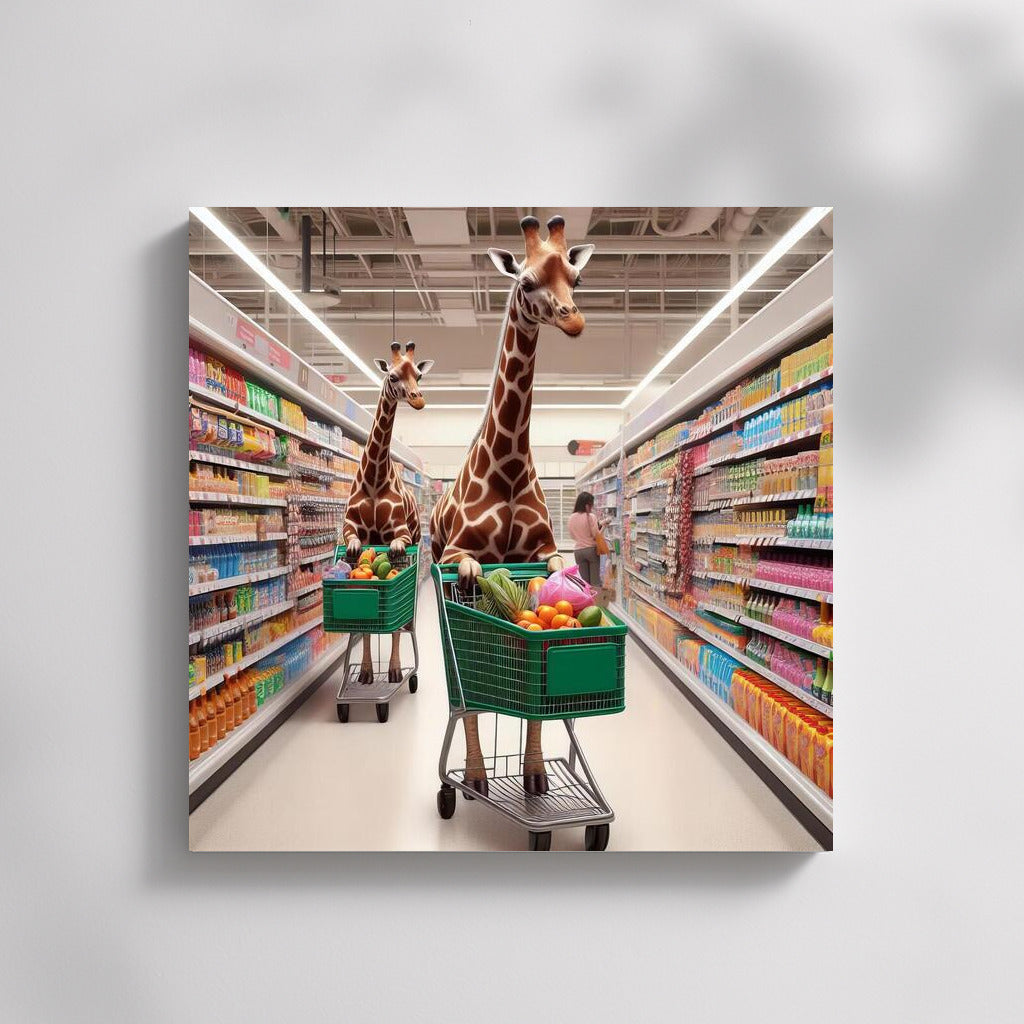 Giraffes in the Supermarket: Shopping from Above