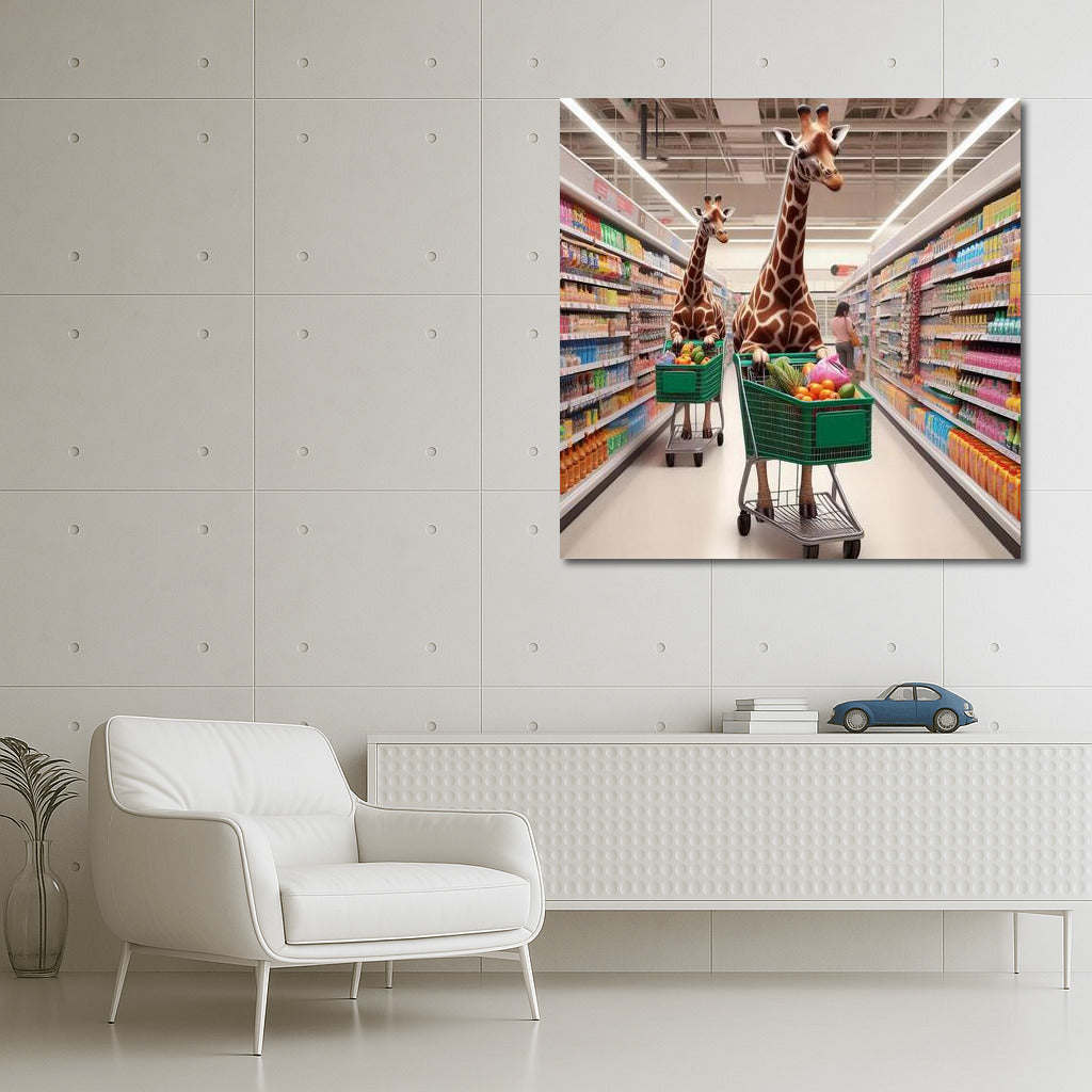 Giraffes in the Supermarket: Shopping from Above