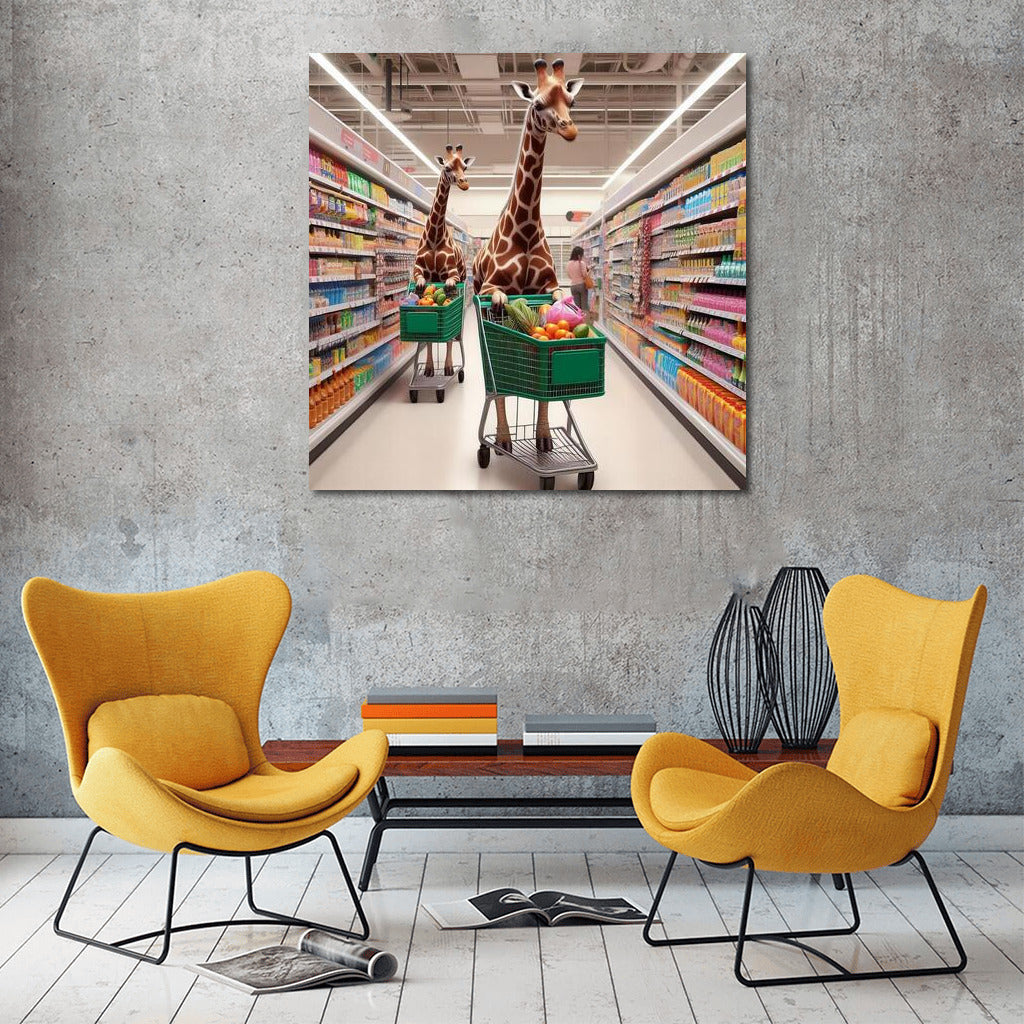 Giraffes in the Supermarket: Shopping from Above