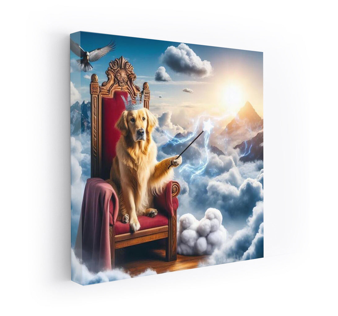 Magical Golden Retriever: Lord of Clouds and Weather