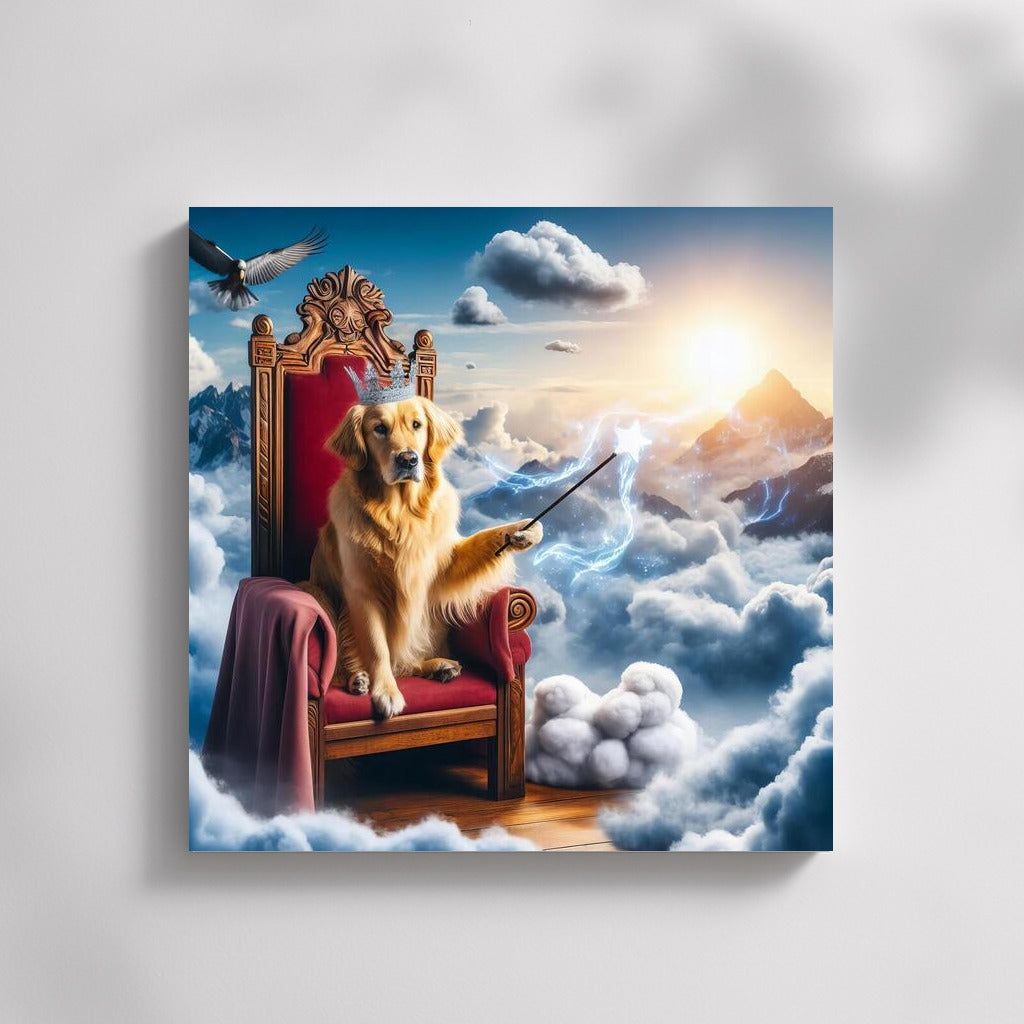Magical Golden Retriever: Lord of Clouds and Weather