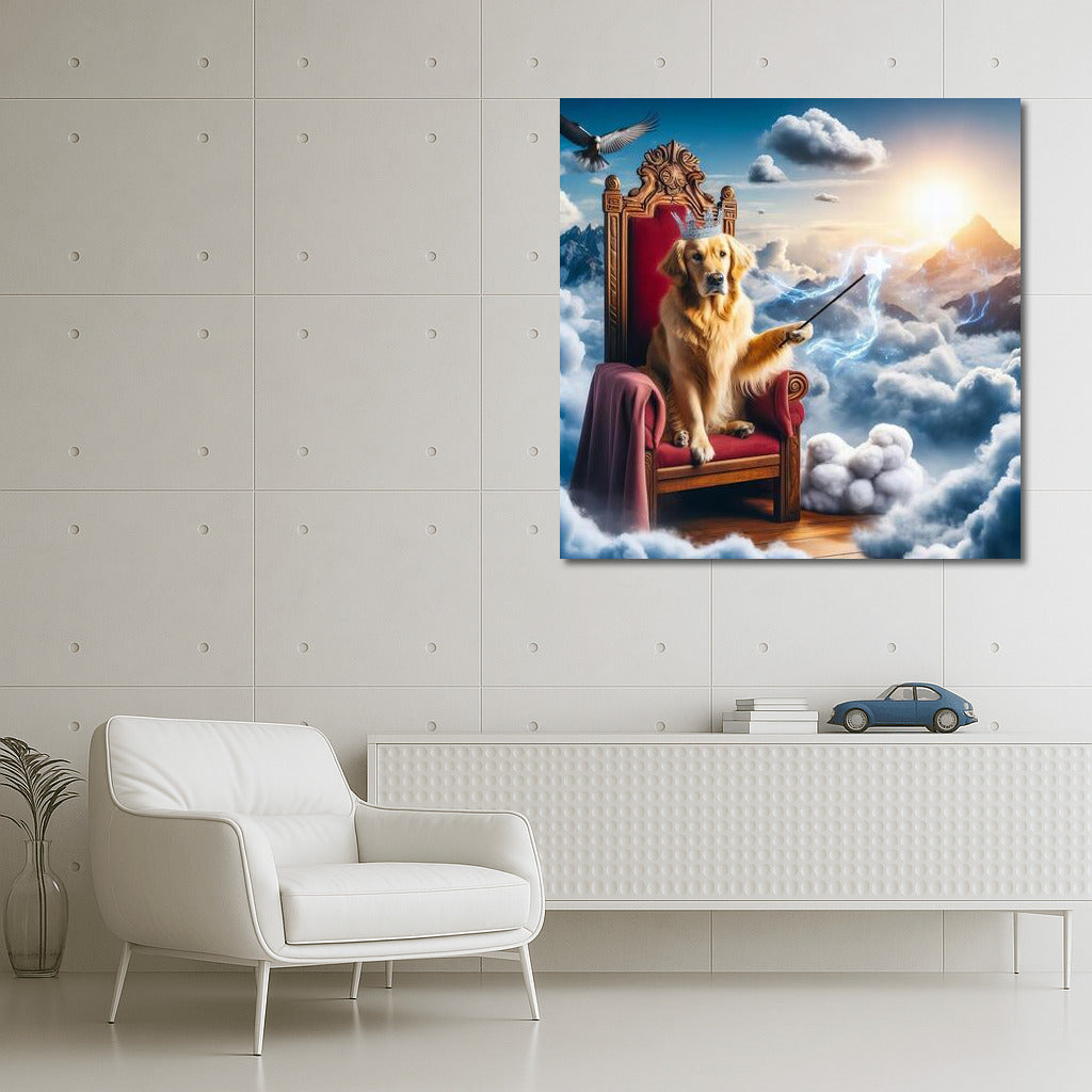 Magical Golden Retriever: Lord of Clouds and Weather