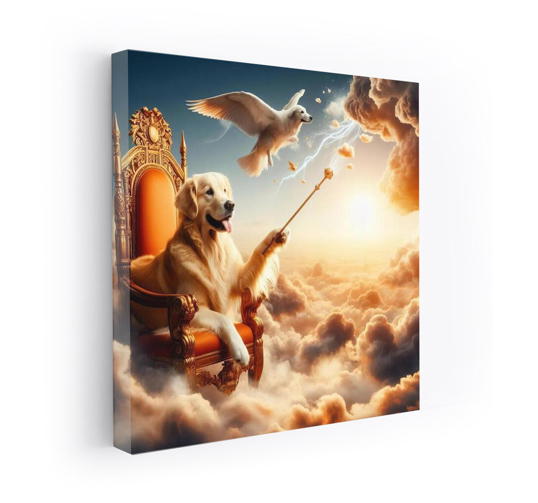 Magical Golden Retriever: Lord of Clouds and Weather