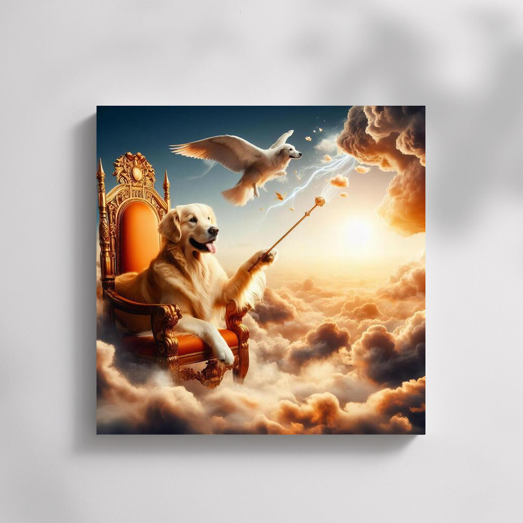 Magical Golden Retriever: Lord of Clouds and Weather