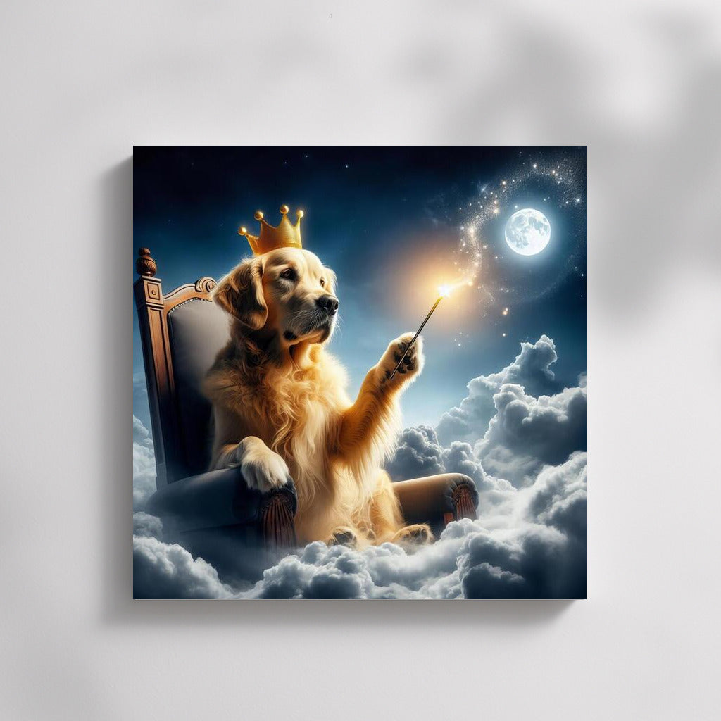 Magical Golden Retriever: Lord of Clouds and Weather