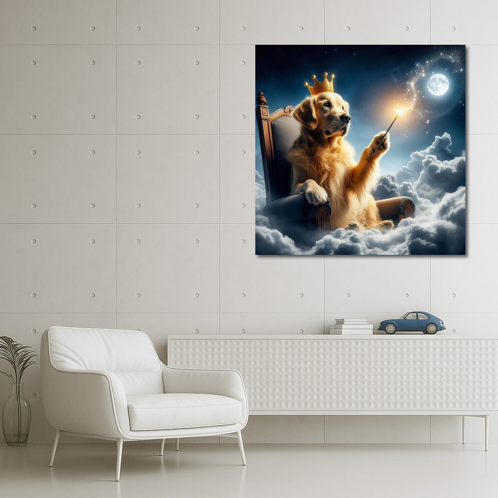 Magical Golden Retriever: Lord of Clouds and Weather
