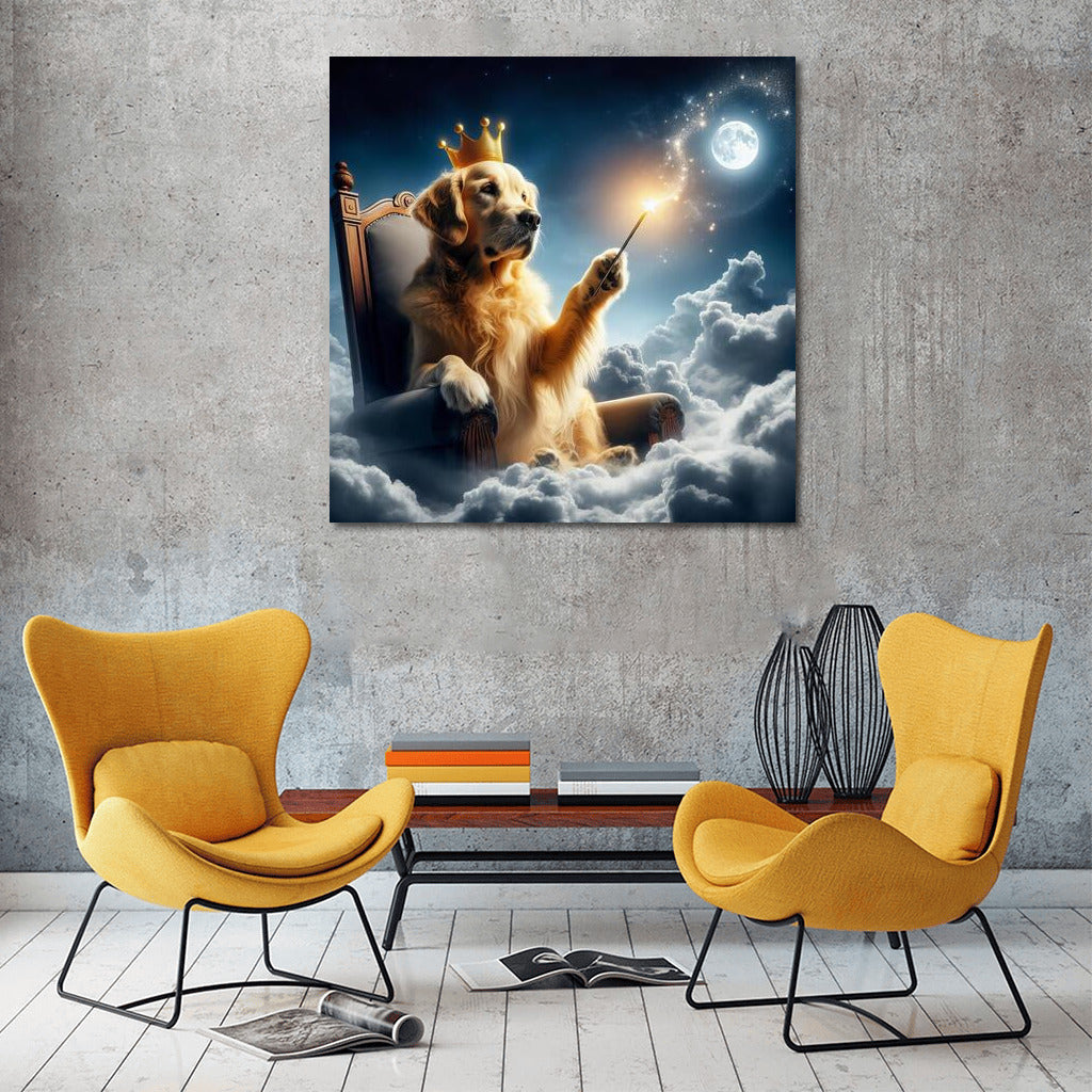 Magical Golden Retriever: Lord of Clouds and Weather