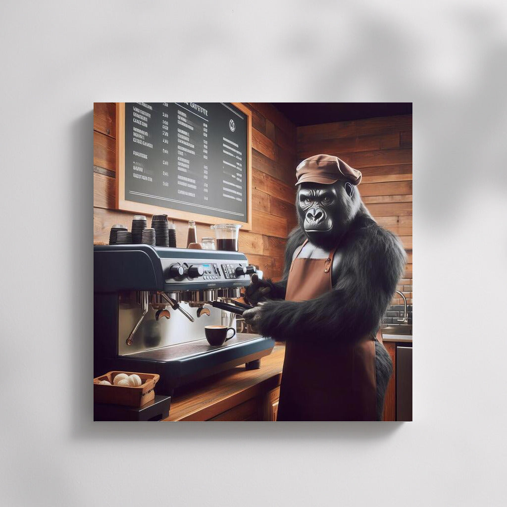 Gorilla Barista: Coffee Gourmet in Action