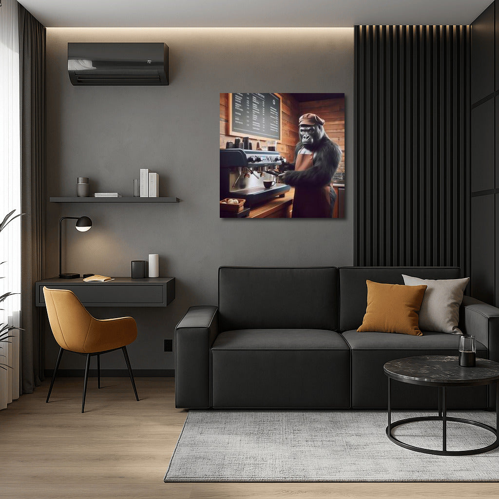 Gorilla Barista: Coffee Gourmet in Action