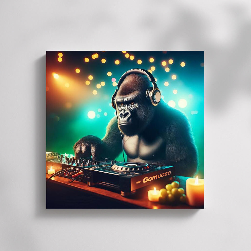 Music Magic: Gorilla DJ 4 in Headphones