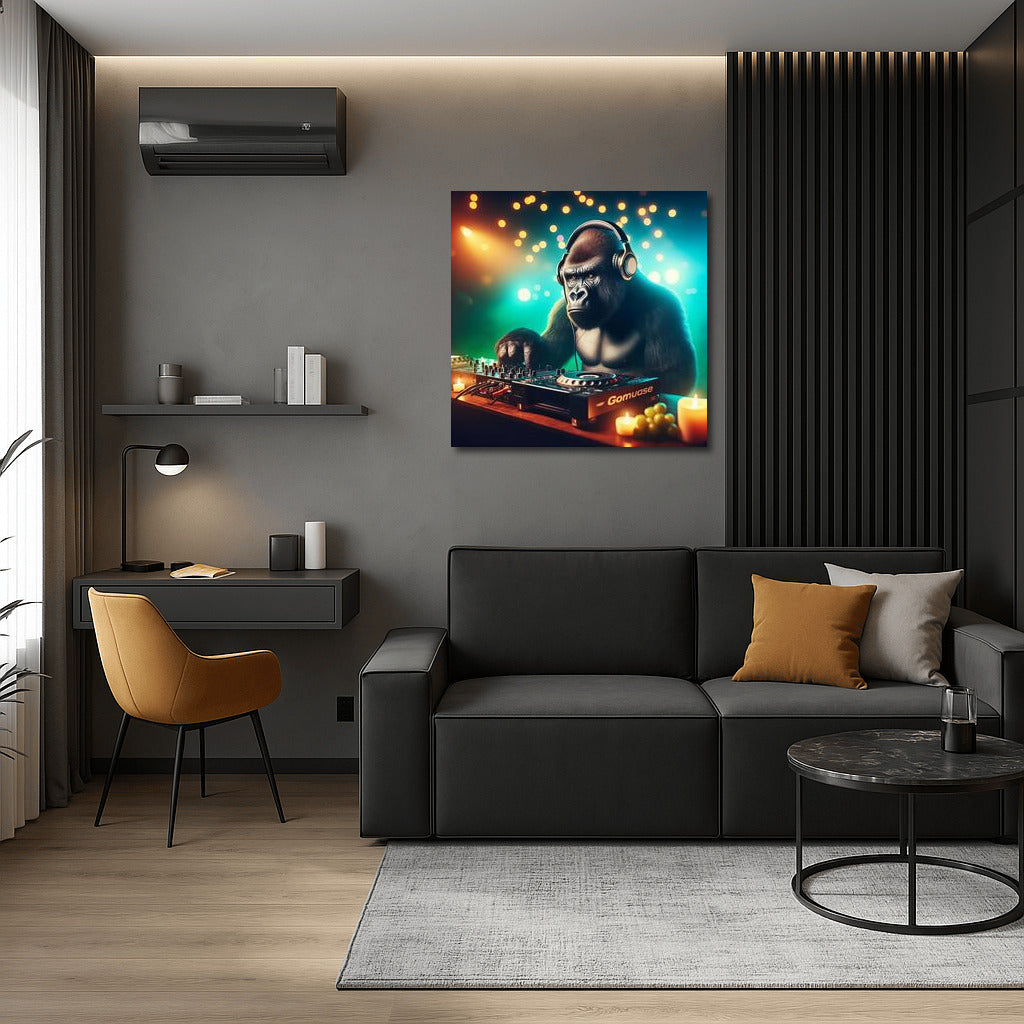 Music Magic: Gorilla DJ 4 in Headphones