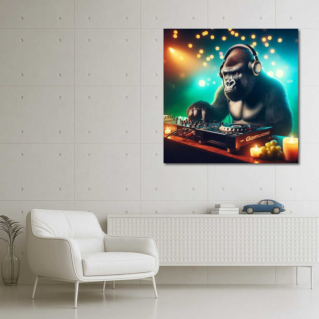 Music Magic: Gorilla DJ 4 in Headphones