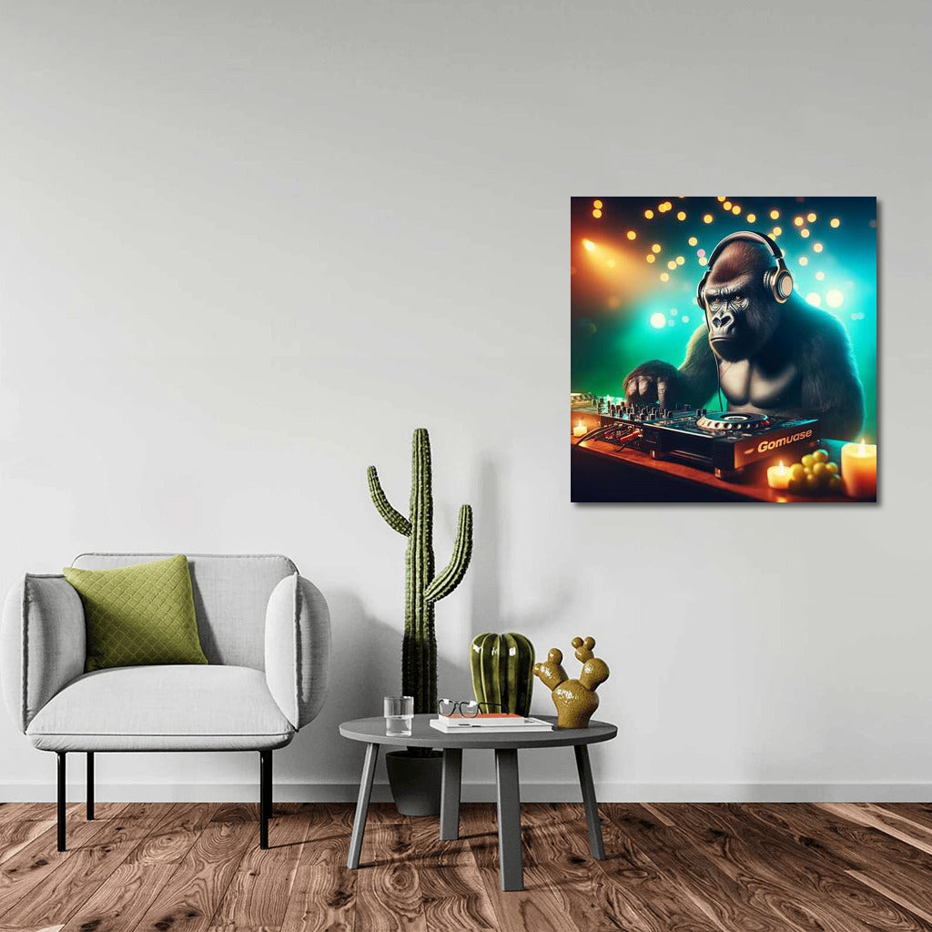 Music Magic: Gorilla DJ 4 in Headphones