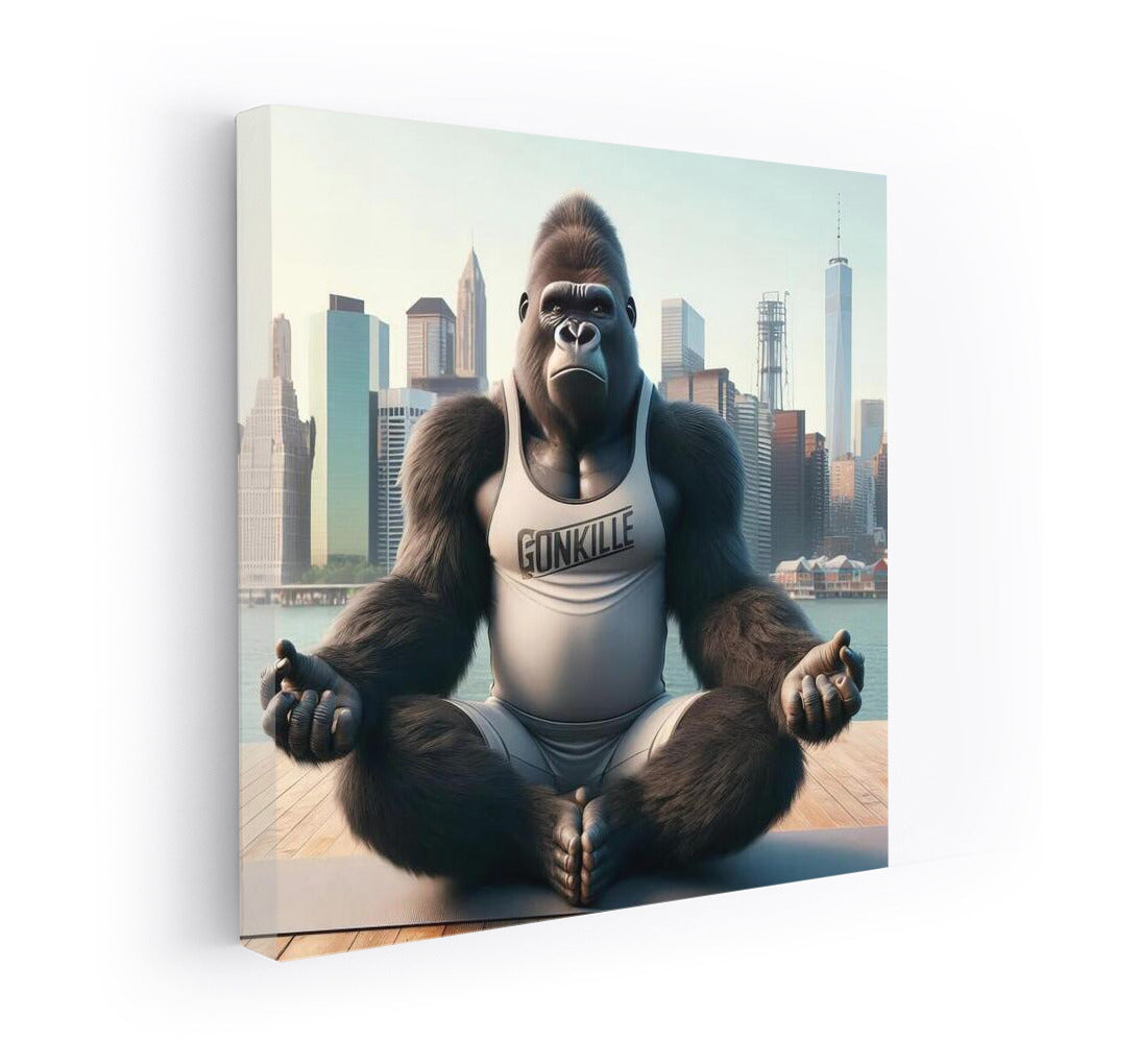 Harmony in Motion: Yoga Instructor Gorilla 3