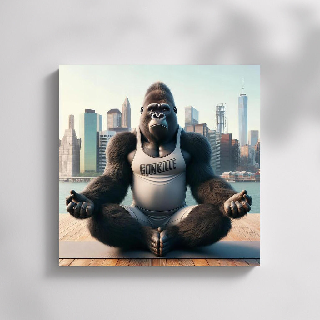 Harmony in Motion: Yoga Instructor Gorilla 3