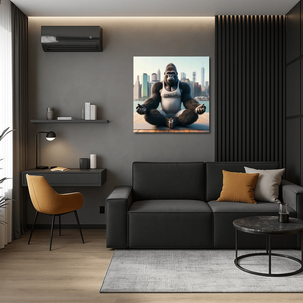 Harmony in Motion: Yoga Instructor Gorilla 3