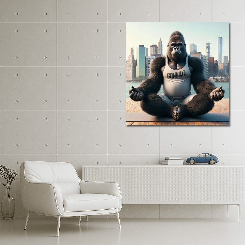 Harmony in Motion: Yoga Instructor Gorilla 3