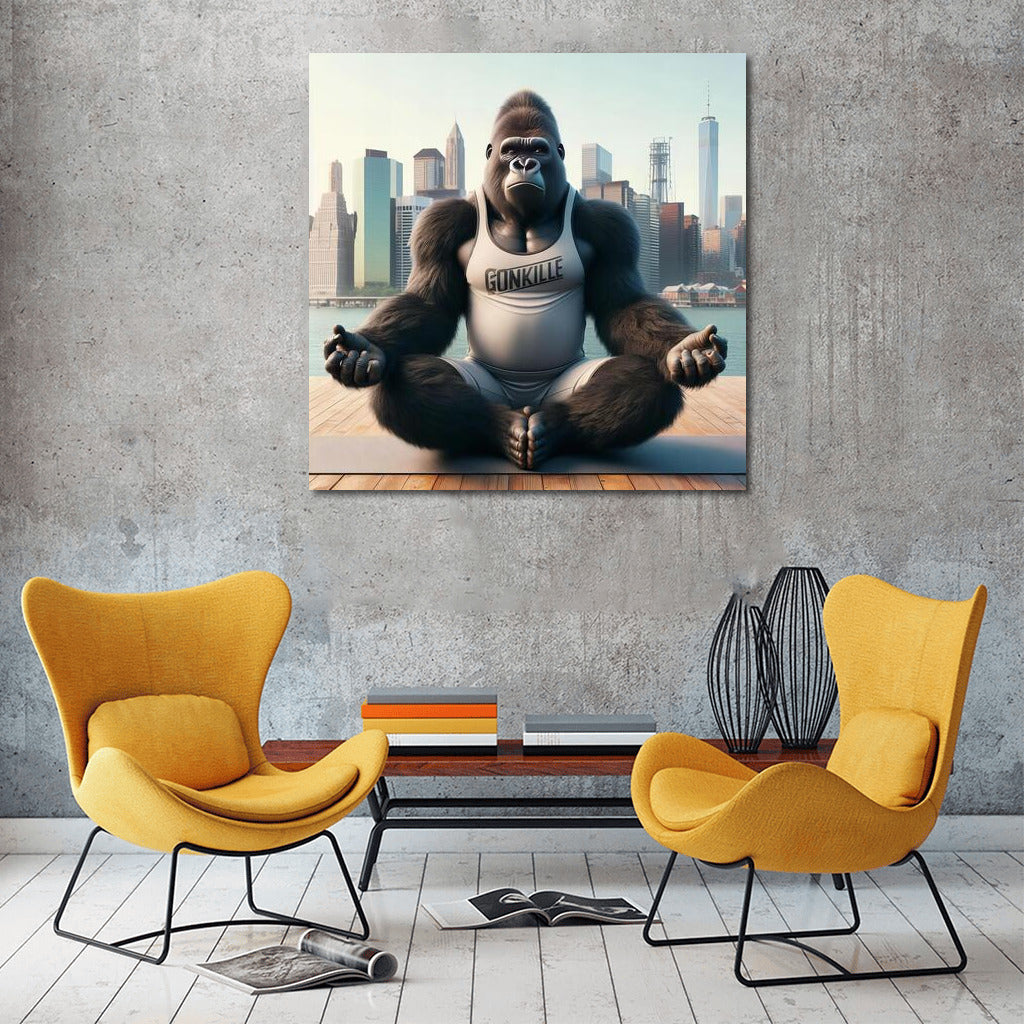Harmony in Motion: Yoga Instructor Gorilla 3