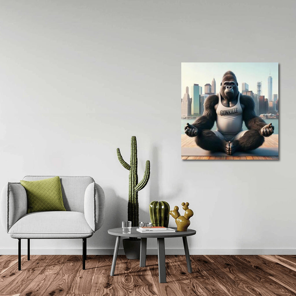Harmony in Motion: Yoga Instructor Gorilla 3