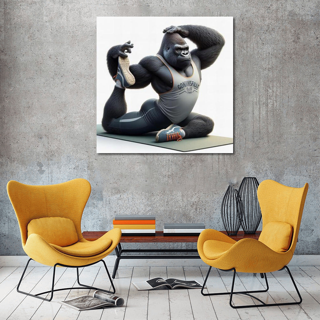 Gorilla Yogi: Strength and Grace in Motion