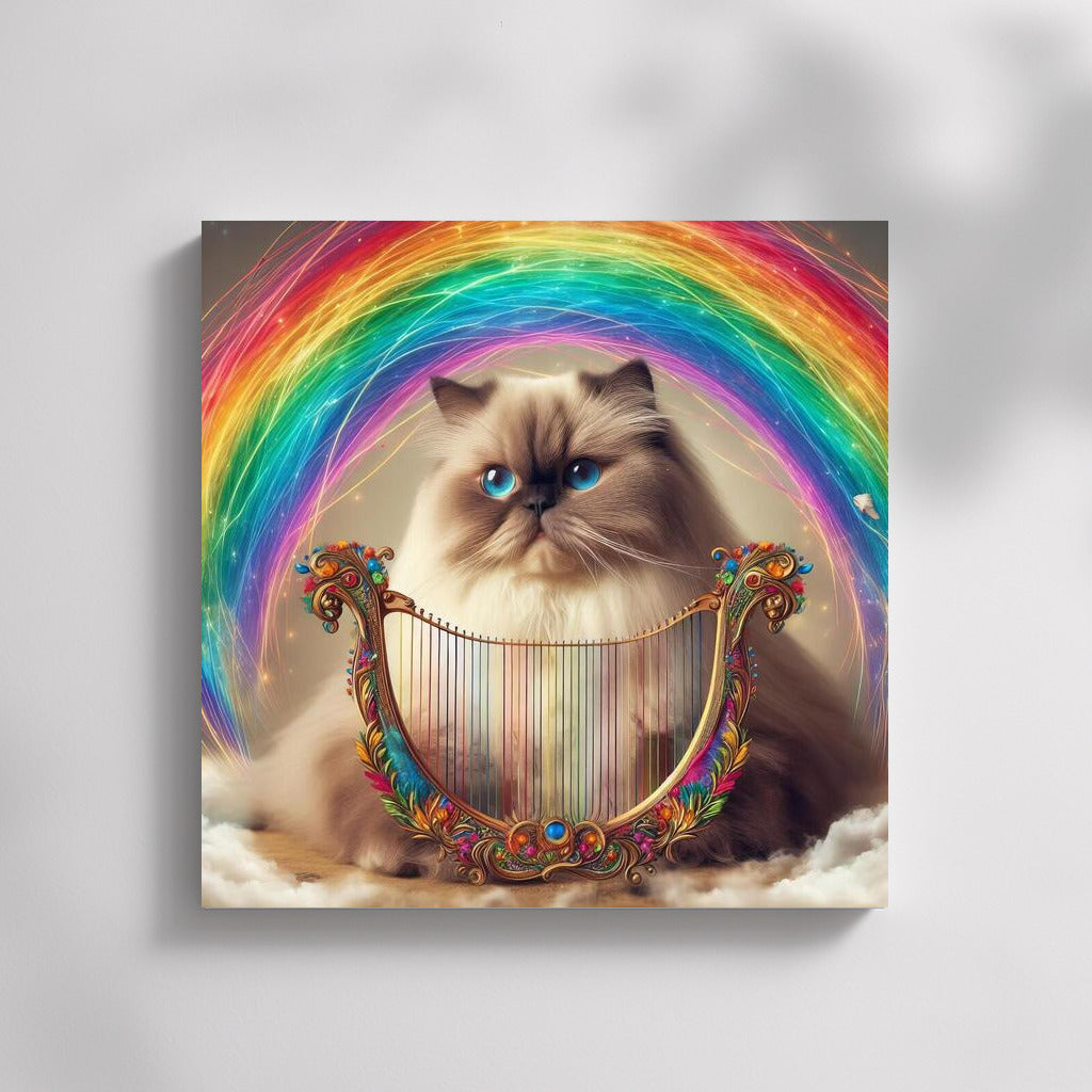 Himalayan Cat and Rainbow Harp: Music That Brings Nature to Life