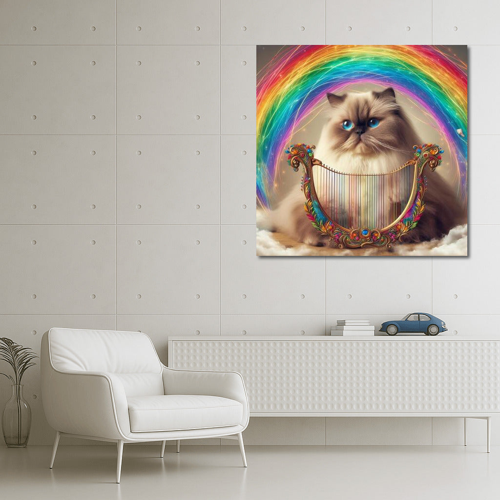 Himalayan Cat and Rainbow Harp: Music That Brings Nature to Life