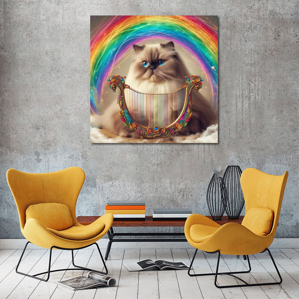 Himalayan Cat and Rainbow Harp: Music That Brings Nature to Life
