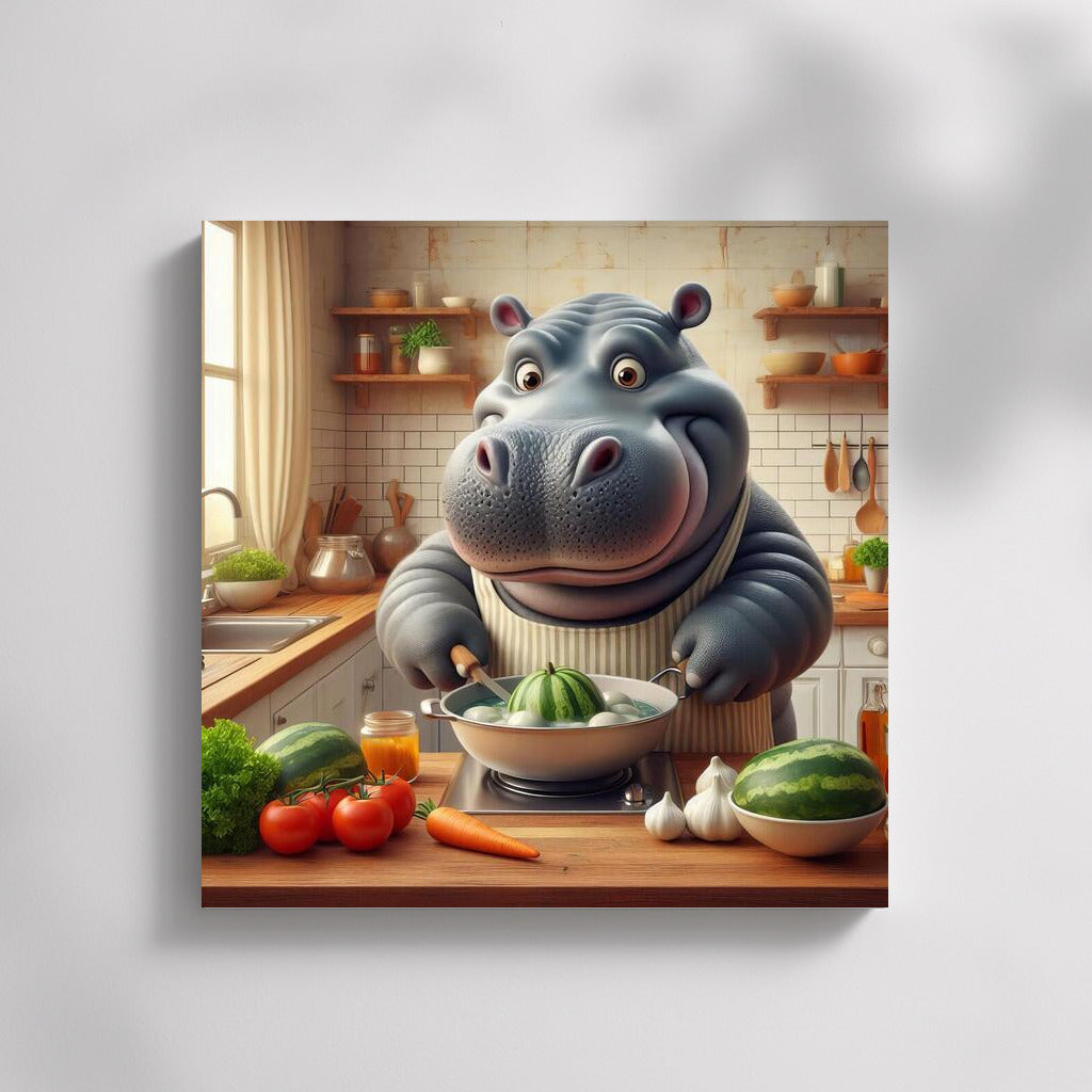 Culinary Adventures: Behemoth Chef in the Kitchen