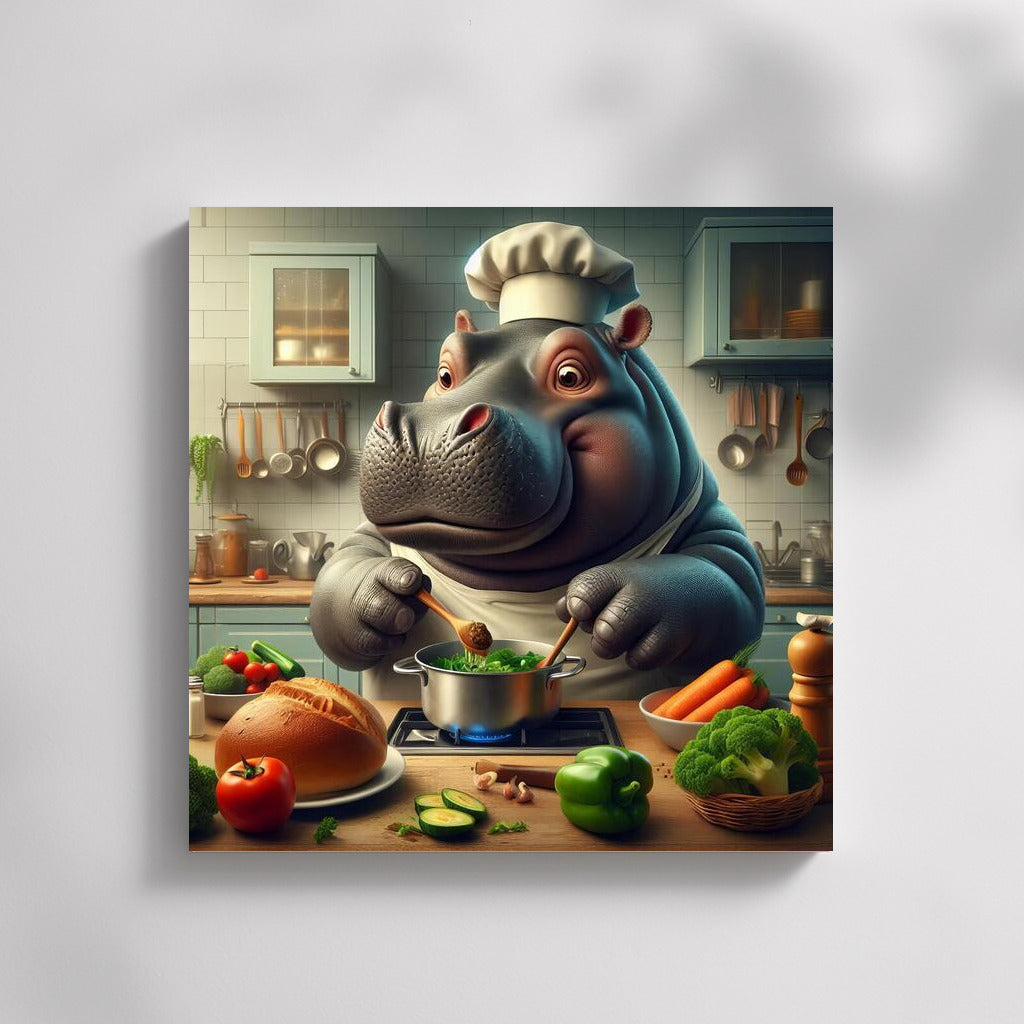 Chef Behemoth: Culinary Magic in the Kitchen