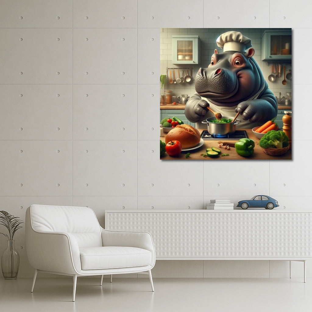 Chef Behemoth: Culinary Magic in the Kitchen