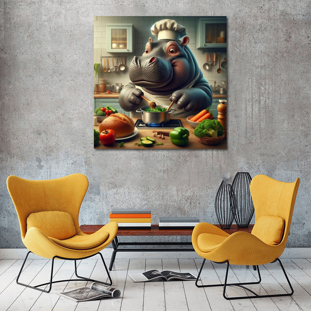 Chef Behemoth: Culinary Magic in the Kitchen