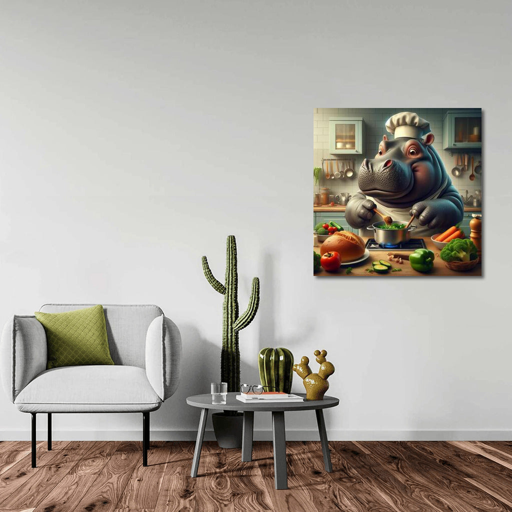 Chef Behemoth: Culinary Magic in the Kitchen