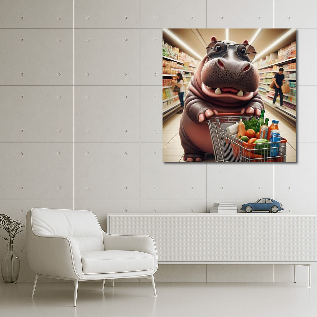 Hippo in the Supermarket: Fun Shopping for Your Home