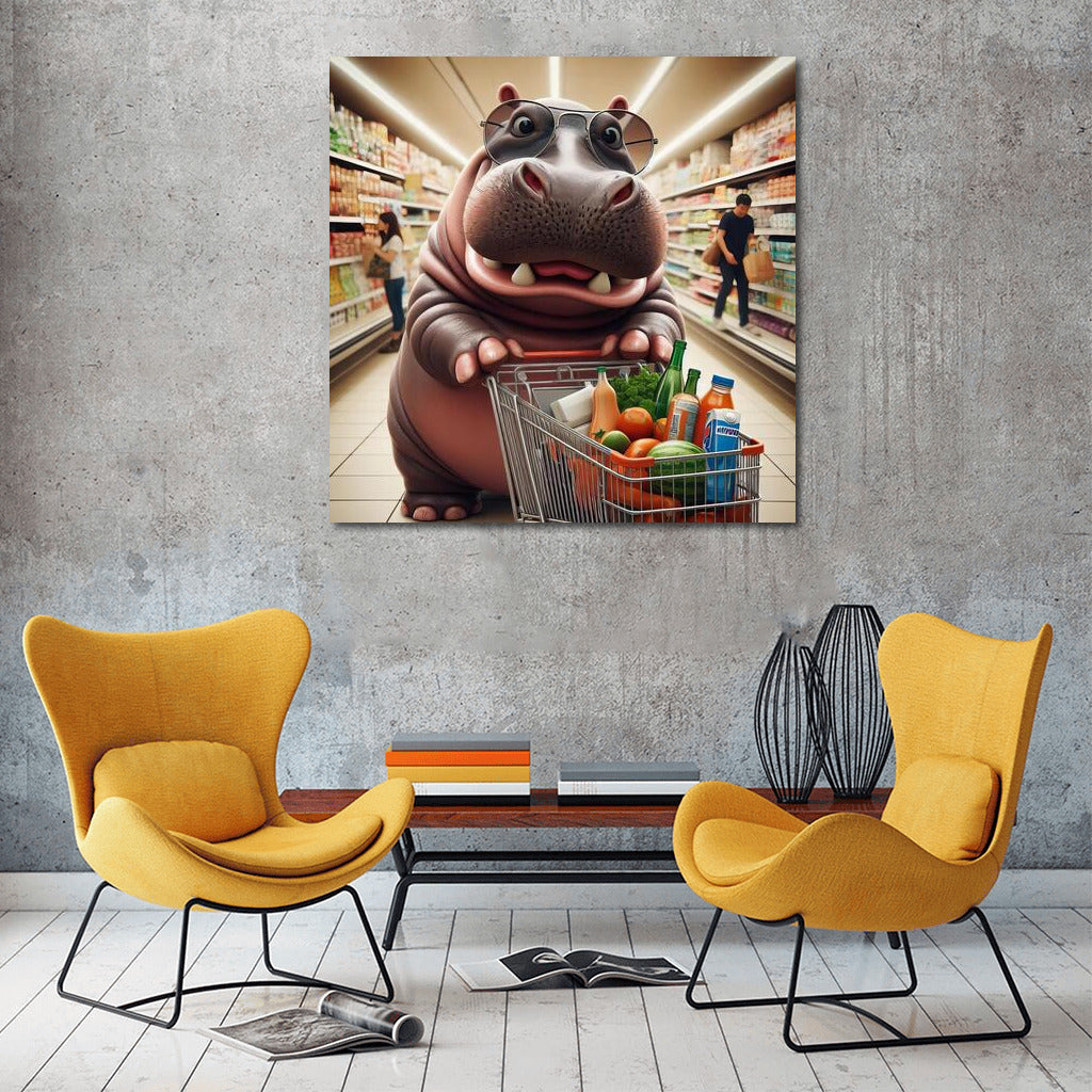 Hippo in the Supermarket: Fun Shopping for Your Home