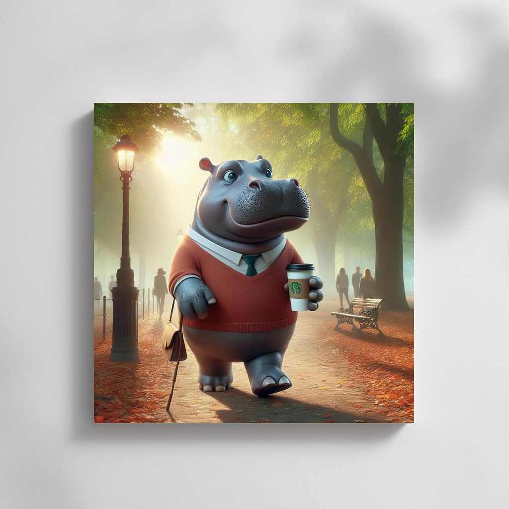 Hippopotamus Coffee Promenade in the Park