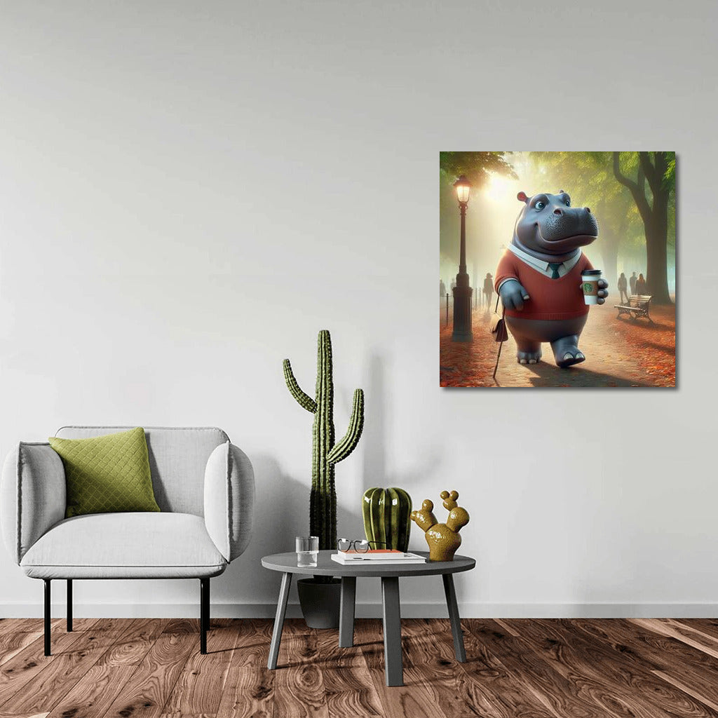 Hippopotamus Coffee Promenade in the Park