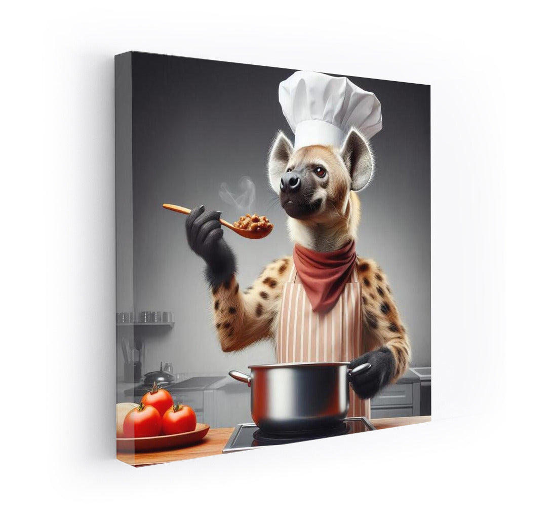 Culinary Hyena-Chef: Humor and Style for Interior