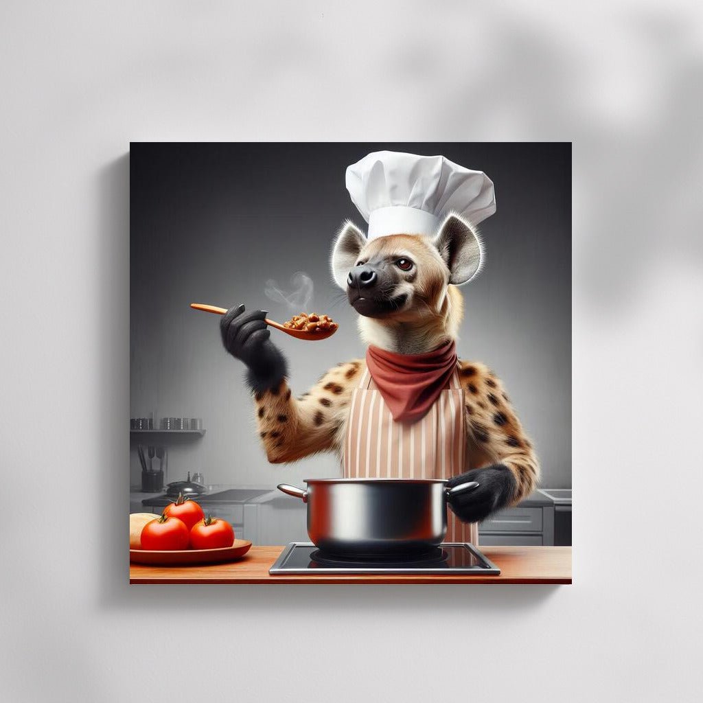 Culinary Hyena-Chef: Humor and Style for Interior