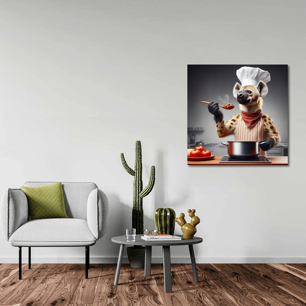 Culinary Hyena-Chef: Humor and Style for Interior