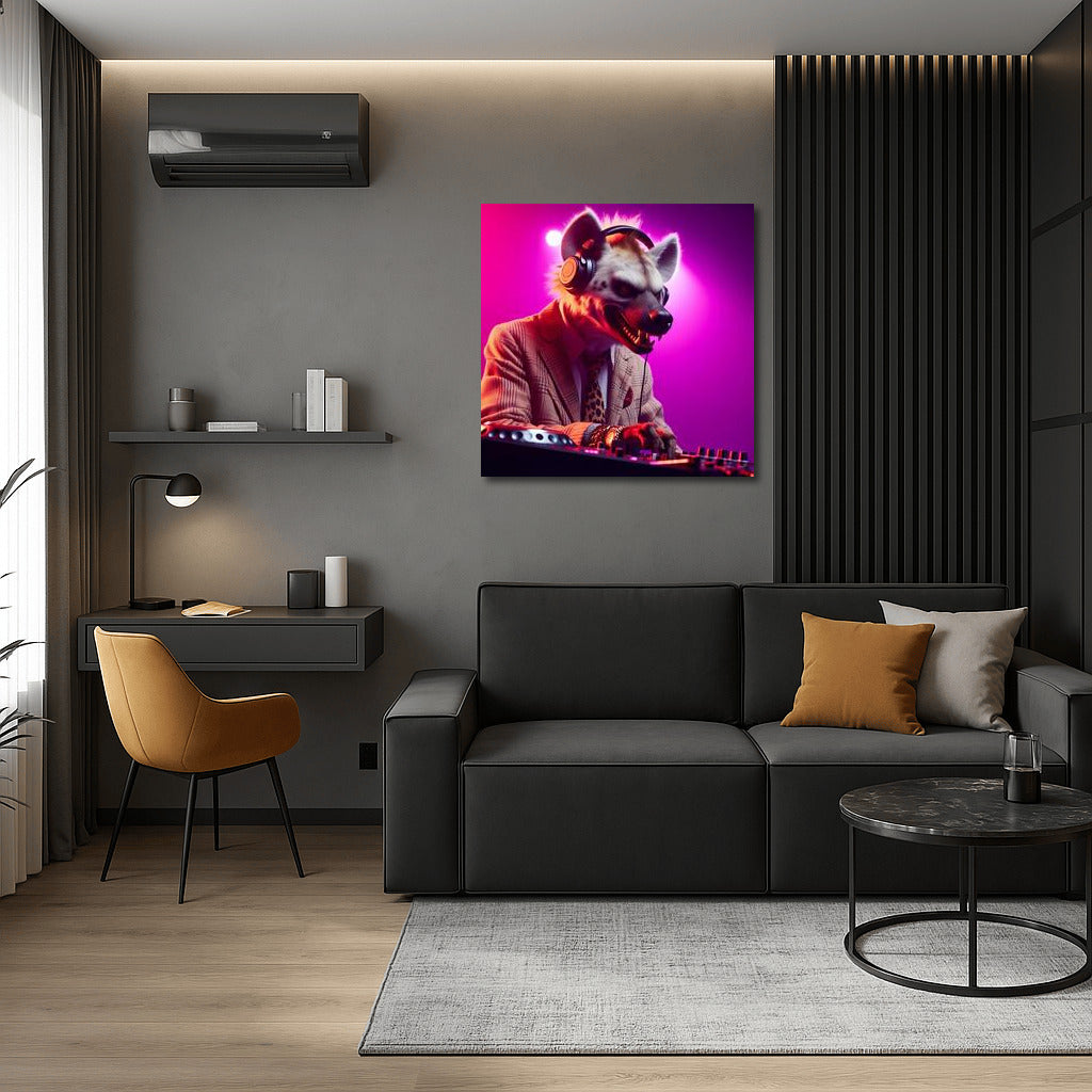 DJ Hyena: Bright Entourage for a Daring Interior