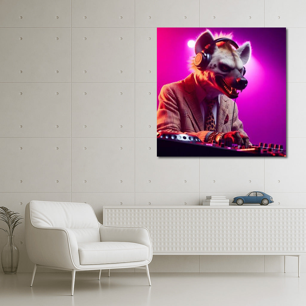 DJ Hyena: Bright Entourage for a Daring Interior